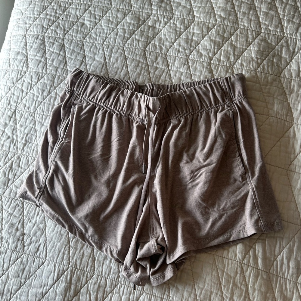 Athletic Works Women's Taupe Athletic Shorts